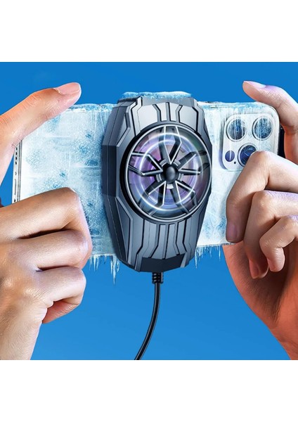 Gaming Cep Telefon Hava Soğutma Fanı Radyatör Soğutucu Ios Android Pubg Gaming Soğutucu Uyumlu