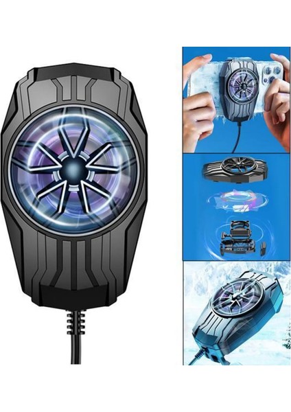 Gaming Cep Telefon Hava Soğutma Fanı Radyatör Soğutucu Ios Android Pubg Gaming Soğutucu Uyumlu modelleri