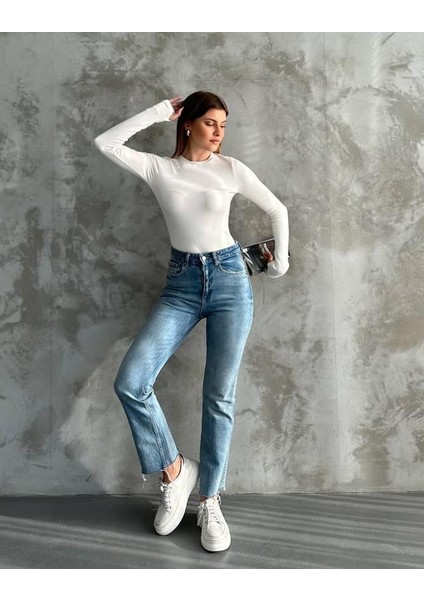 Premıum Kalite Oysh Kumaş Parmak Geçirmeli Bisiklet Yaka Body modelleri