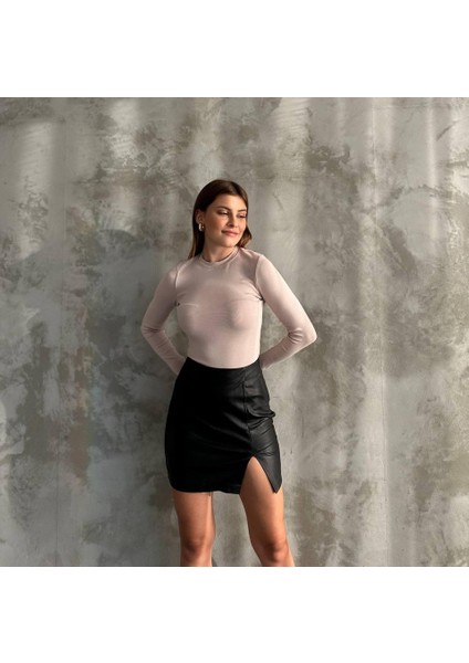 Premıum Kalite Oysh Kumaş Parmak Geçirmeli Bisiklet Yaka Body fiyatları