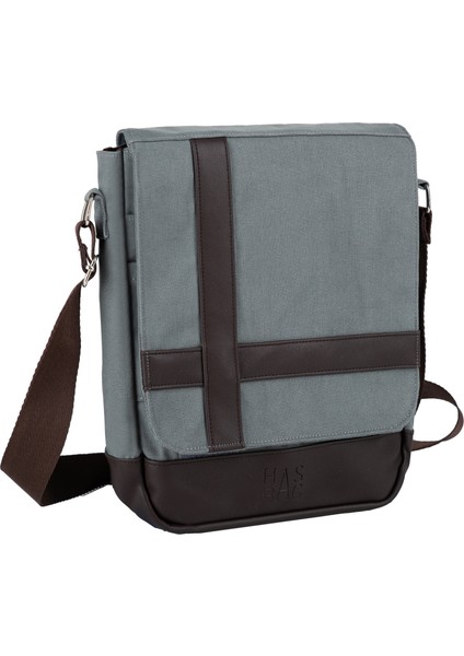 Unısex Kanvas Postacı Çantası Askılı Çanta Omuz Çanta Turkuaz