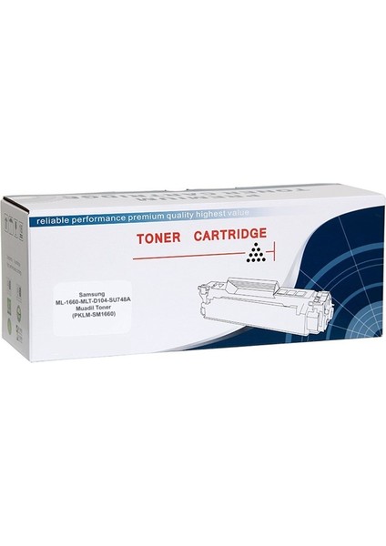 Samsung Uyumlu MLT-D104L-ML-1666 Siyah Muadil Toner 2500 Sayfa