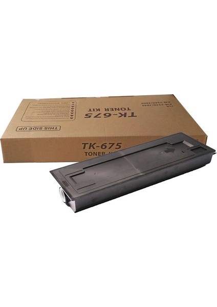 Kyocera Uyumlu TK-675-KM-2540-KM-2560-KM-3040-KM-3040 Siyah Muadil Toner 16500 Sayfa