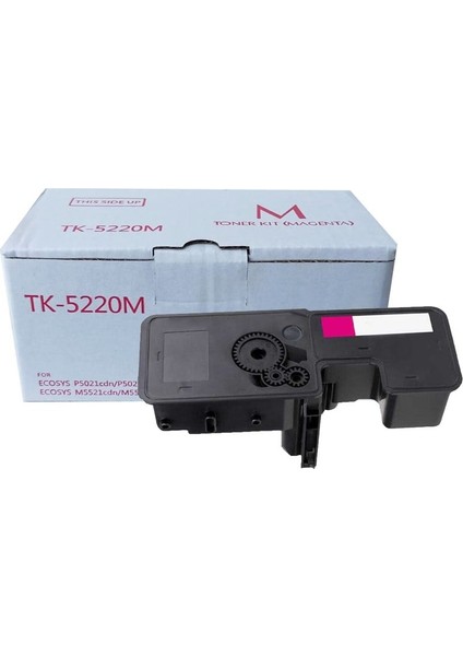 Kyocera Uyumlu TK-5220 Ecosys P5021-M5521 Kırmızı Muadil Toner 1200 Sayfa