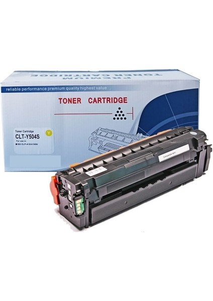 Samsung Uyumlu CLT-Y504S-CLP-415 Sarı Muadil Toner 1800 Sayfa