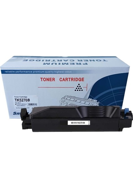Kyocera Uyumlu TK-5270-M6230-M6630-P6230 Siyah Muadil Toner 8000 Sayfa