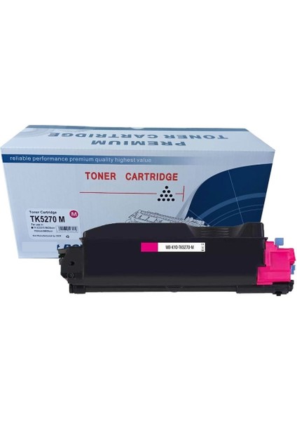 Kyocera Uyumlu TK-5270-M6230 Kırmızı Muadil Toner 6000 Sayfa