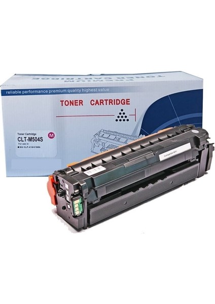 Samsung Uyumlu CLT-M504S-CLP-415 Kırmızı Muadil Toner 1800 Sayfa