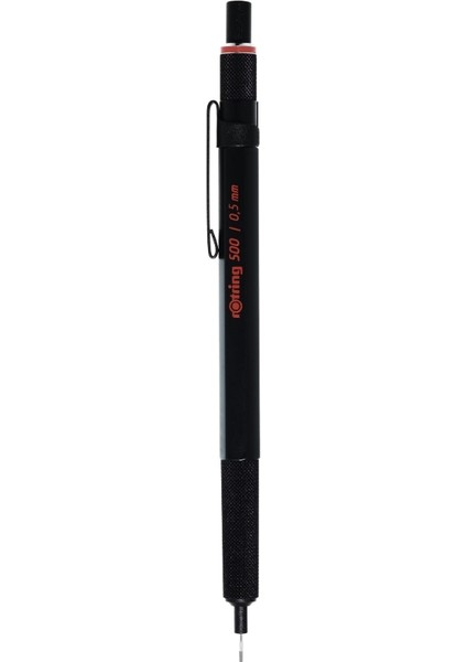 | 500 Versatil Kalem 0.5 mm Siyah, Metal Tutuşlu, Teknik Çizim Için