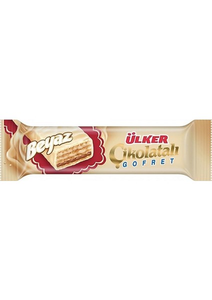 Beyaz Çikolatalı Fındık Kremalı Gofret (35 gr x 24 Adet)
