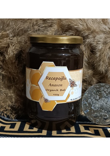 Doğal Katkısız Süzme Anason Balı Cam Kavanoz 500 gr