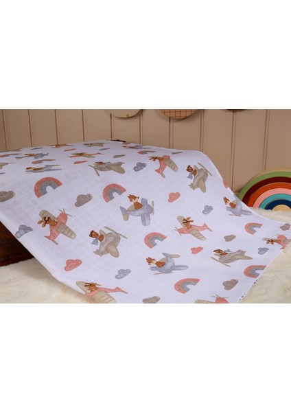 Ikili Bebek Müslin Örtü Set modelleri