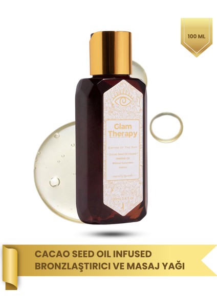 Velvet Touch Cacao Seed Oil Infused Bronzlaştırıcı & Masaj Yağı 100 ml Kakao Çekirdeği ve Havuç Yağı