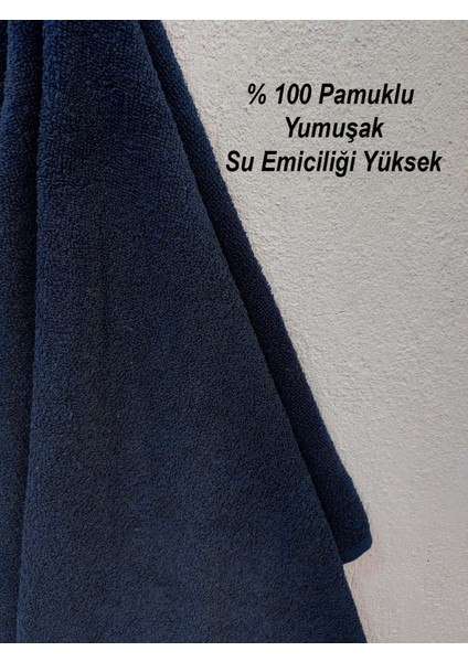 12'li Lacivert Pamuklu Berber Havlusu Kuaför Havlusu - 50 x 90 cm - Su Çekici ve Dayanıklı fırsatları