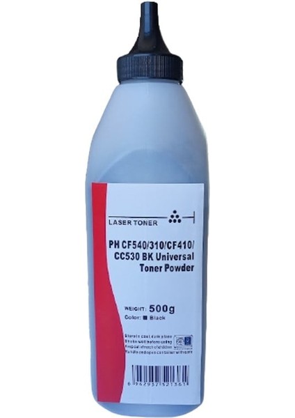 Hp Uyumlu 125A-CP1215-CB540A-CF400A-CF320-CF210 500GR Siyah Toner Tozu