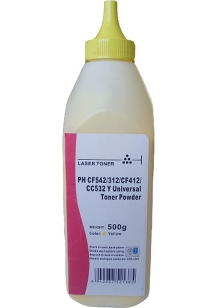 Hp Uyumlu 125A-CP1215-CB542A-CF400-CF322 500GR Sarı Toner Tozu