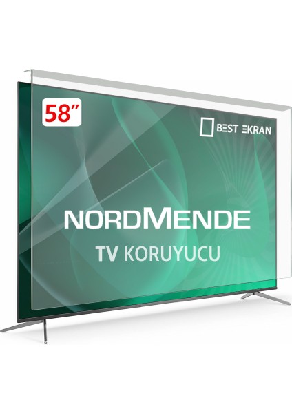 Nordmende 58" 147 Ekran webos Smart Frameless LED OLED QLED Android 4K-8K Televizyon Tv Ekran Koruyucu