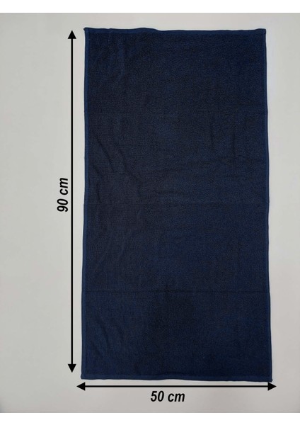 3'lü Lacivert Pamuklu Berber Havlusu Kuaför Havlusu - 50 x 90 cm - Su Çekici ve Dayanıklı modelleri