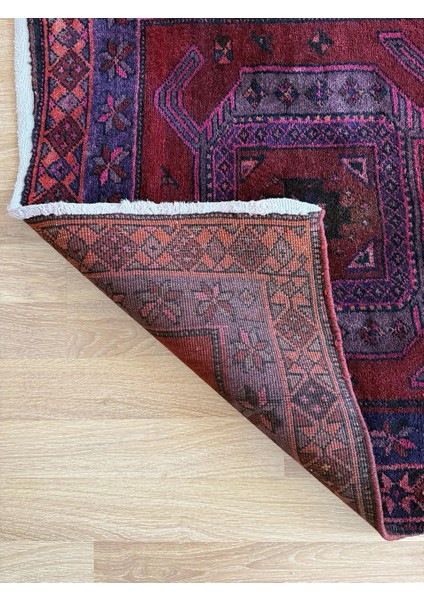 103 x 275 cm Muhteşem Renkli Yolluk, El Dokuma Vintage Yolluk, Modern Bohem Stili Halı, Harika Kondisyon fırsatları