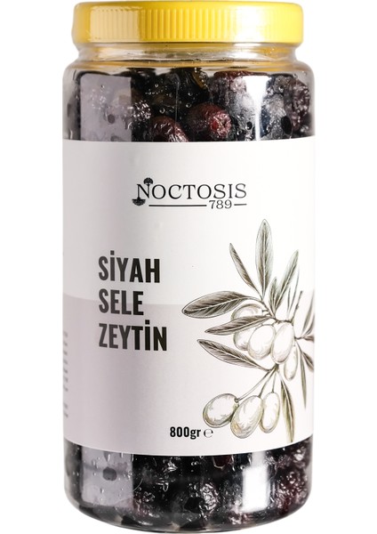 Siyah Sele Zeytin 800 gr