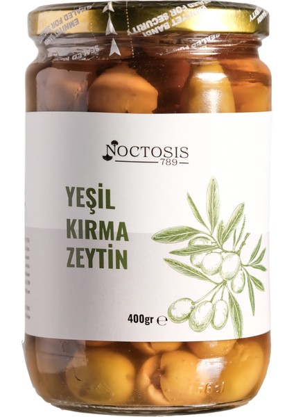 Yeşil Kırma Zeytin 400 gr