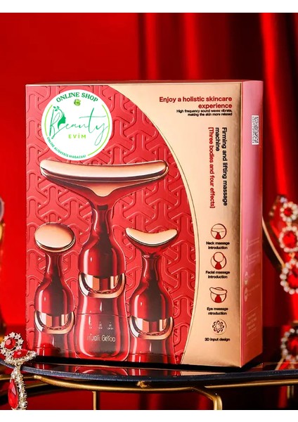 Moda Yüz, Göz ve Boyun Için Çok Güzellik Aleti Cilt Bakım Masaj Aleti fiyatları