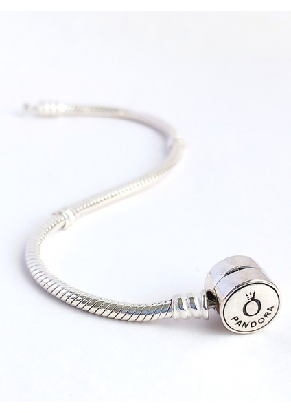 Gümüş P.ndora Işıltılı Shıne Yıldız O Klips Charm Taşıyıcı Kadın Bileklik Sevgililer Günü Hediye fırsatları