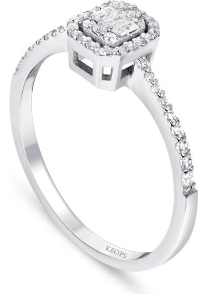 0.27 Karat Baget Pırlanta Yüzük fiyatları