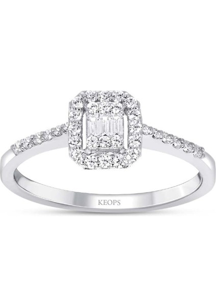 0.26 Karat Baget Pırlanta Yüzük - Haftanın Yıldızı - Stoklarla Sınırlı