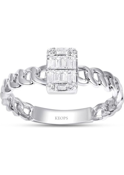 0.22 Karat Baget Pırlanta Yüzük fiyatları