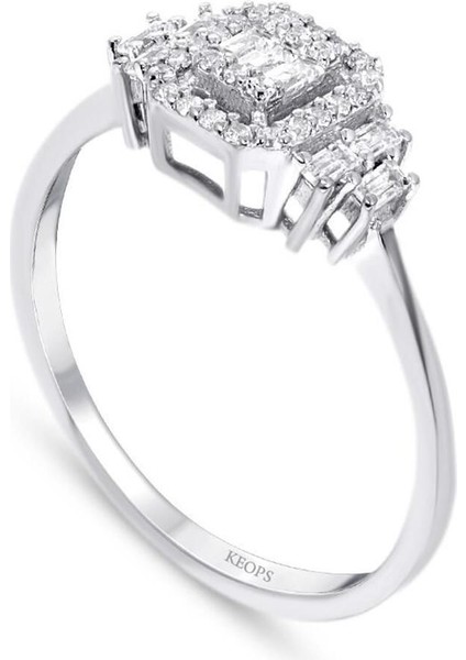 0.28 Karat Baget Pırlanta Yüzük fiyatları