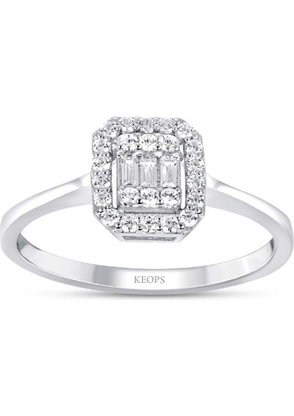 0.25 Karat Baget Pırlanta Yüzük