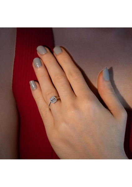 0.25 Karat Baget Pırlanta Yüzük modelleri