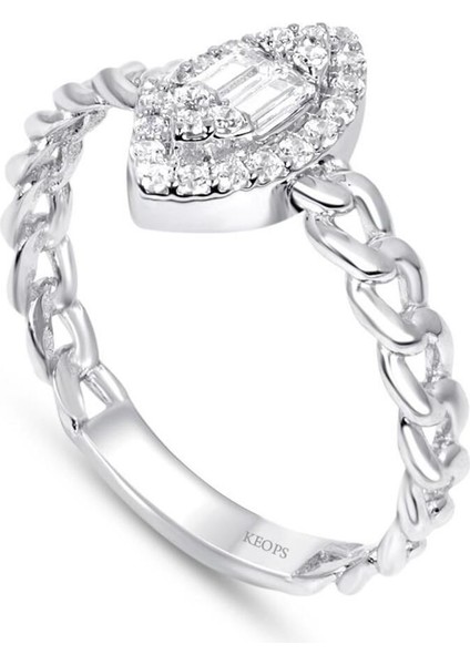 0.22 Karat Baget Pırlanta Yüzük fiyatları