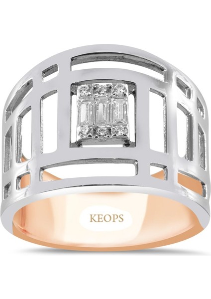 0.25 Karat Great Star Road Trend Baget Yüzük - Idl Sertifikalı