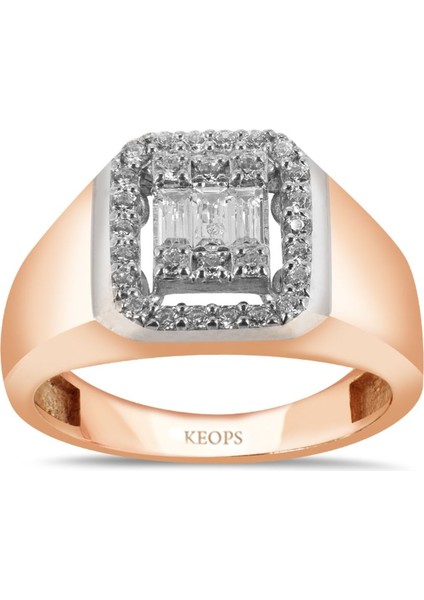 Keops Pırlanta0.42 Karat Vintage Baget Pırlanta Yüzük fiyatları