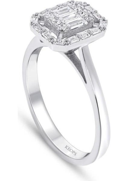 0.42 Karat Baget Pırlanta Yüzük fiyatları