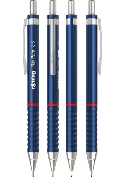 | Tikky Retro Versatil Kalem, 0.5 mm Uç, Metalik Mavi, Ergonomik Tutuş indirimleri
