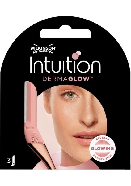 Intuition Dermaglow Kadın Yüz Usturası 3 Yedek Başlığı