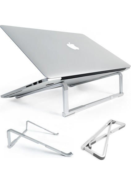 Verimly Ultra Hafif Katlanır Tüm Modellerle Uyumlu Laptop Standı Macbook Notebook Bilgisayar Standı