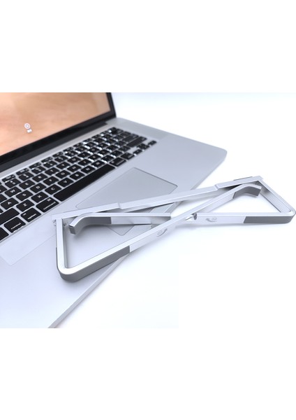Verimly Ultra Hafif Katlanır Tüm Modellerle Uyumlu Laptop Standı Macbook Notebook Bilgisayar Standı