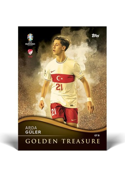Almanya Euro 2024 Avrupa Şampiyonası Match Attax - 1 Adet Resmi Futbolcu Kart Paketi (8 Adet Kart)