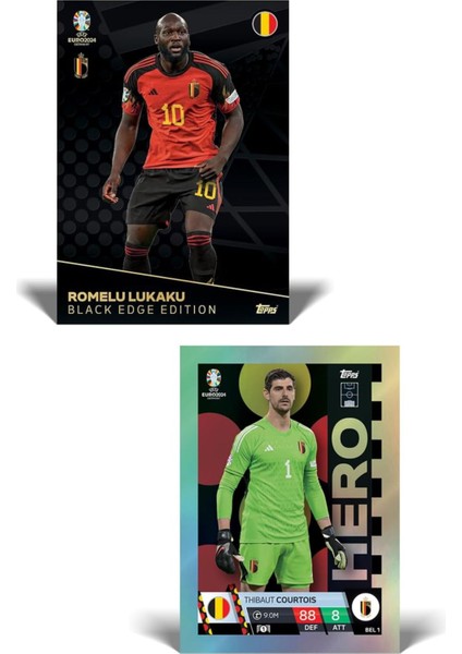 Almanya Euro 2024 Avrupa Şampiyonası Match Attax - 1 Adet Resmi Futbolcu Kart Paketi (8 Adet Kart)