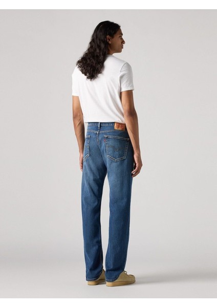 505 Regular Erkek Mavi Jean Pantolon 00505-3077 modelleri