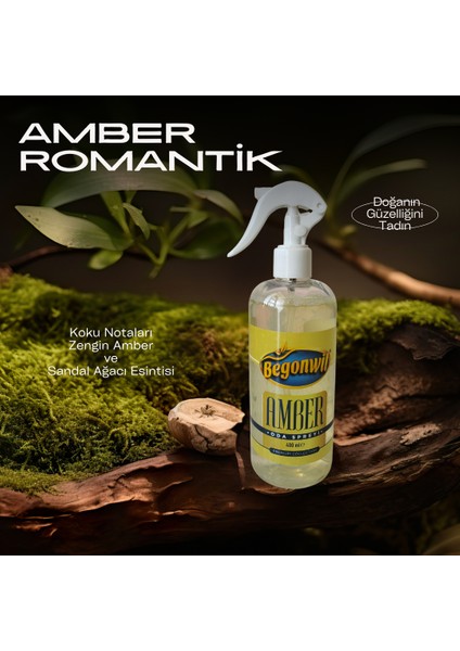 Premium Oda Spreyi 400 ml - Amber Romantik fiyatları
