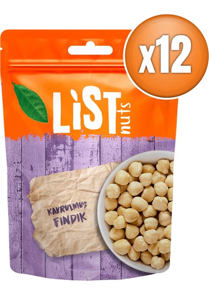 Kavrulmuş Fındık 12 x 140 G