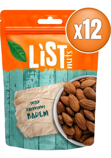 Kavrulmuş Badem 12 x 140 G