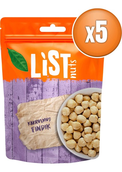 Kavrulmuş Fındık 5 x 140 G