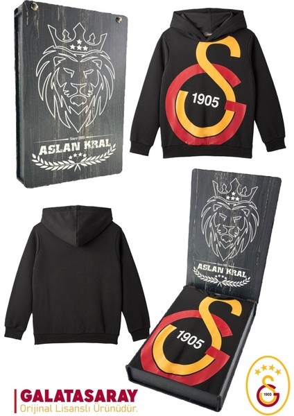 Lisanslı Büyük Logo Çocuk Sweat Hediyelik Ahşap Kutulu
