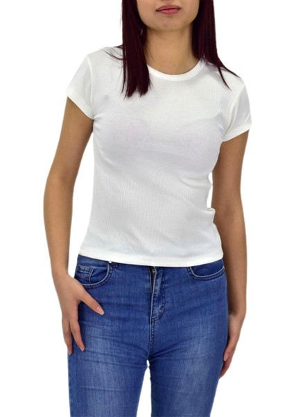 Kadın Fitilli Body Tişört BGL-ST04232